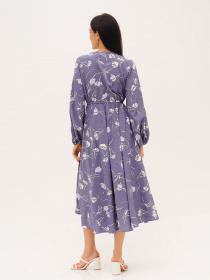 Платье миди ISSA Plus модель 13268_blue Фото