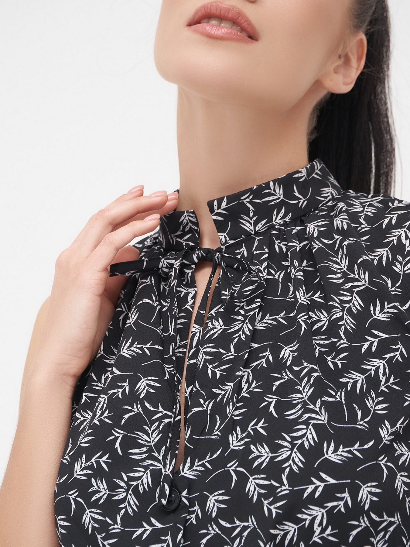 Платье миди ISSA Plus модель 13277_black Платье миди ISSA Plus модель 13277_black Фото