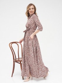 Платья ISSA Plus модель 13278_brown Фото