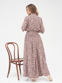 Платья ISSA Plus модель 13278_brown Фото