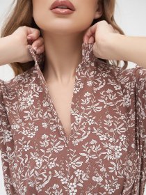 Платья ISSA Plus модель 13278_brown Фото