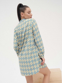 Сукня міні ISSA Plus модель 13294_turquoise Фото