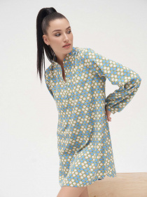 Сукня міні ISSA Plus модель 13294_turquoise Фото