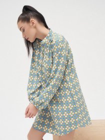 Сукня міні ISSA Plus модель 13294_turquoise Фото