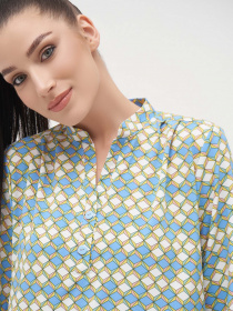 Сукня міні ISSA Plus модель 13294_turquoise Фото