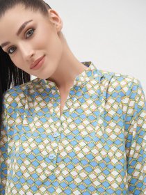 Сукня міні ISSA Plus модель 13294_turquoise Фото