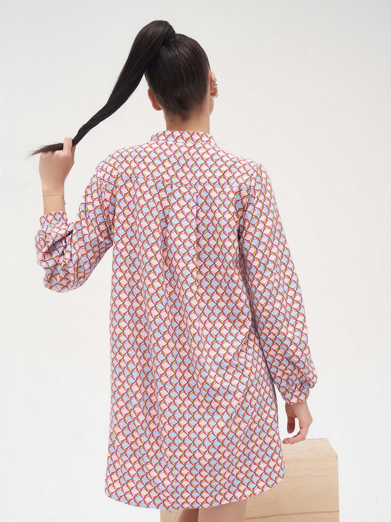 Платье мини ISSA Plus модель 13294_pink Фото