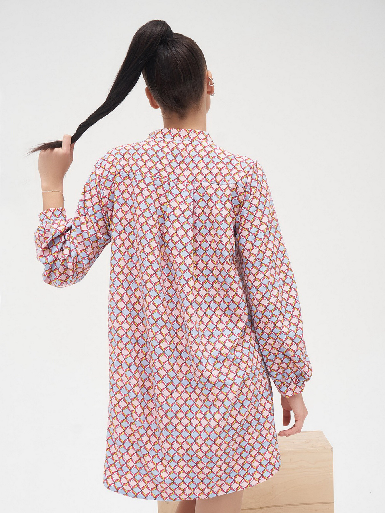 Платье мини ISSA Plus модель 13294_pink Фото