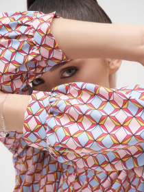 Платье мини ISSA Plus модель 13294_pink Фото