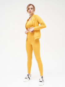 Спортивный костюм ISSA Plus модель 13101_mustard Фото
