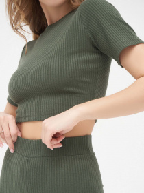 Костюм ISSA Plus модель 13280_khaki Фото