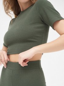 Костюм ISSA Plus модель 13280_khaki Фото