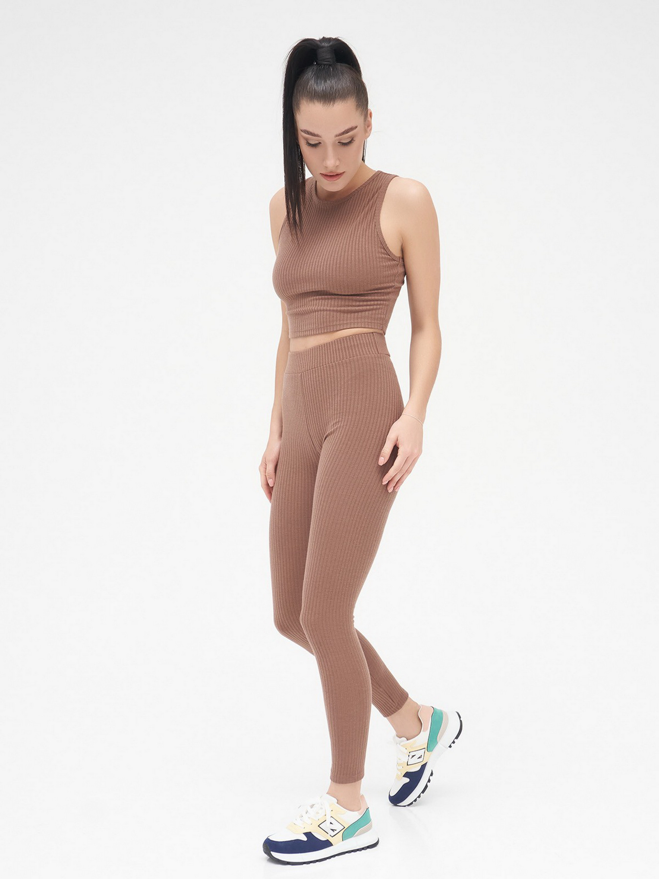 Повсякденний костюм ISSA Plus модель 13281_brown Фото