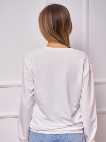 Свитшот ISSA Plus модель 13269_milky Фото