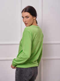 Світшот ISSA Plus модель 13269_lightgreen Фото