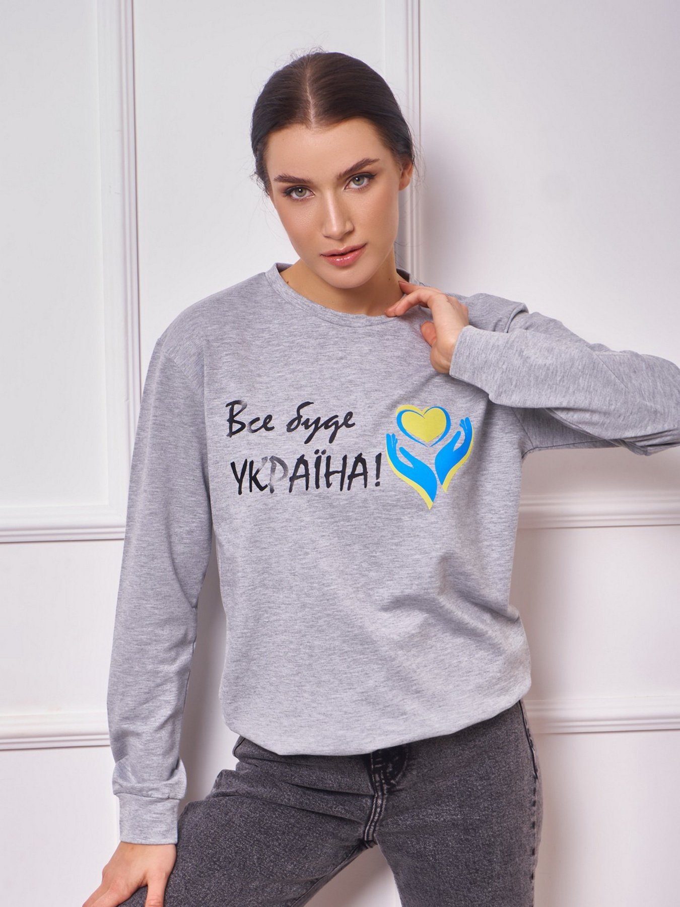 Свитшот ISSA Plus модель 13270_grey Фото