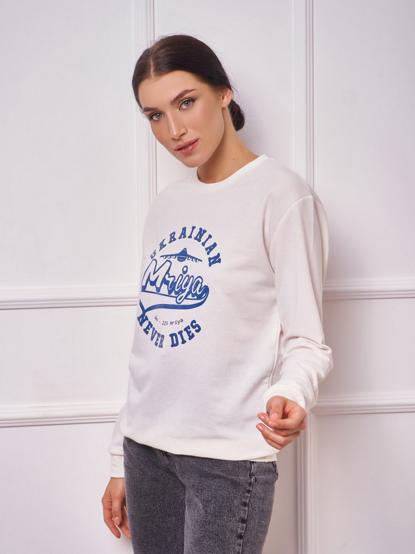 Свитшот ISSA Plus модель 13271_white Фото