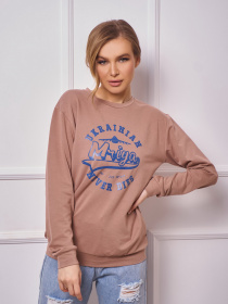 Свитшот ISSA Plus модель 13271_brown Фото