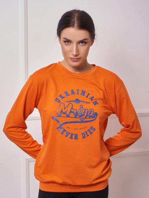 Світшот ISSA Plus модель 13271_orange Фото