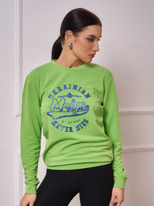 Світшот ISSA Plus модель 13271_lightgreen Фото