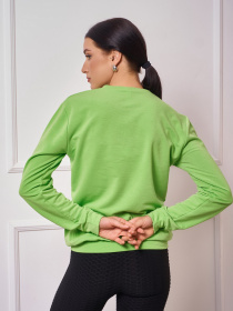 Свитшот ISSA Plus модель 13271_lightgreen Фото