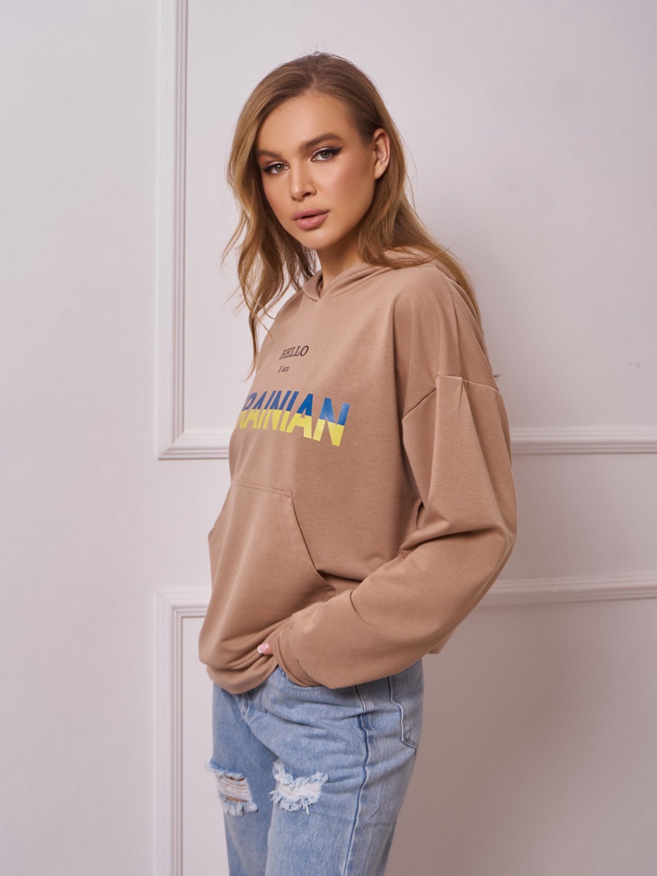 Худи ISSA Plus модель 13273_brown Фото