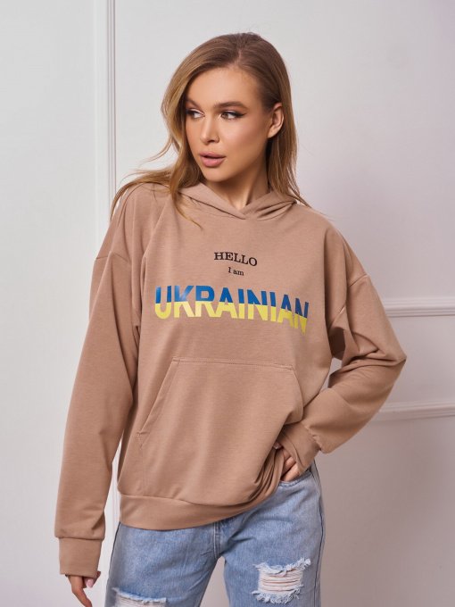 Худі ISSA Plus модель 13273_brown Фото