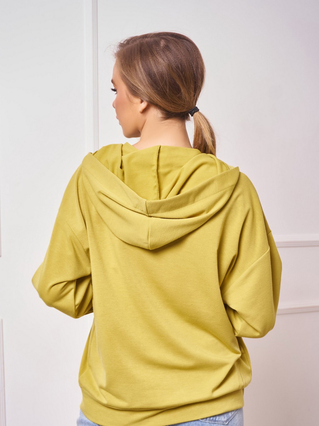 Худи ISSA Plus модель 13273_olive Фото