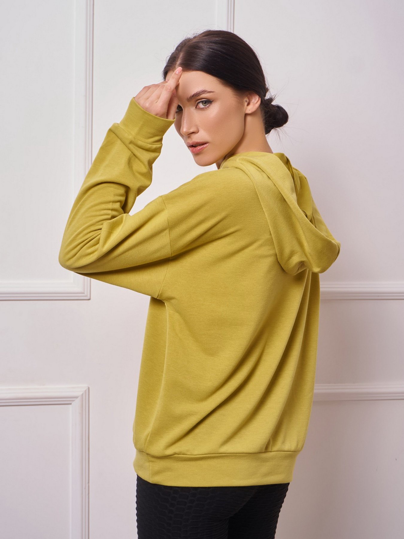 Худи ISSA Plus модель 13274_olive Фото