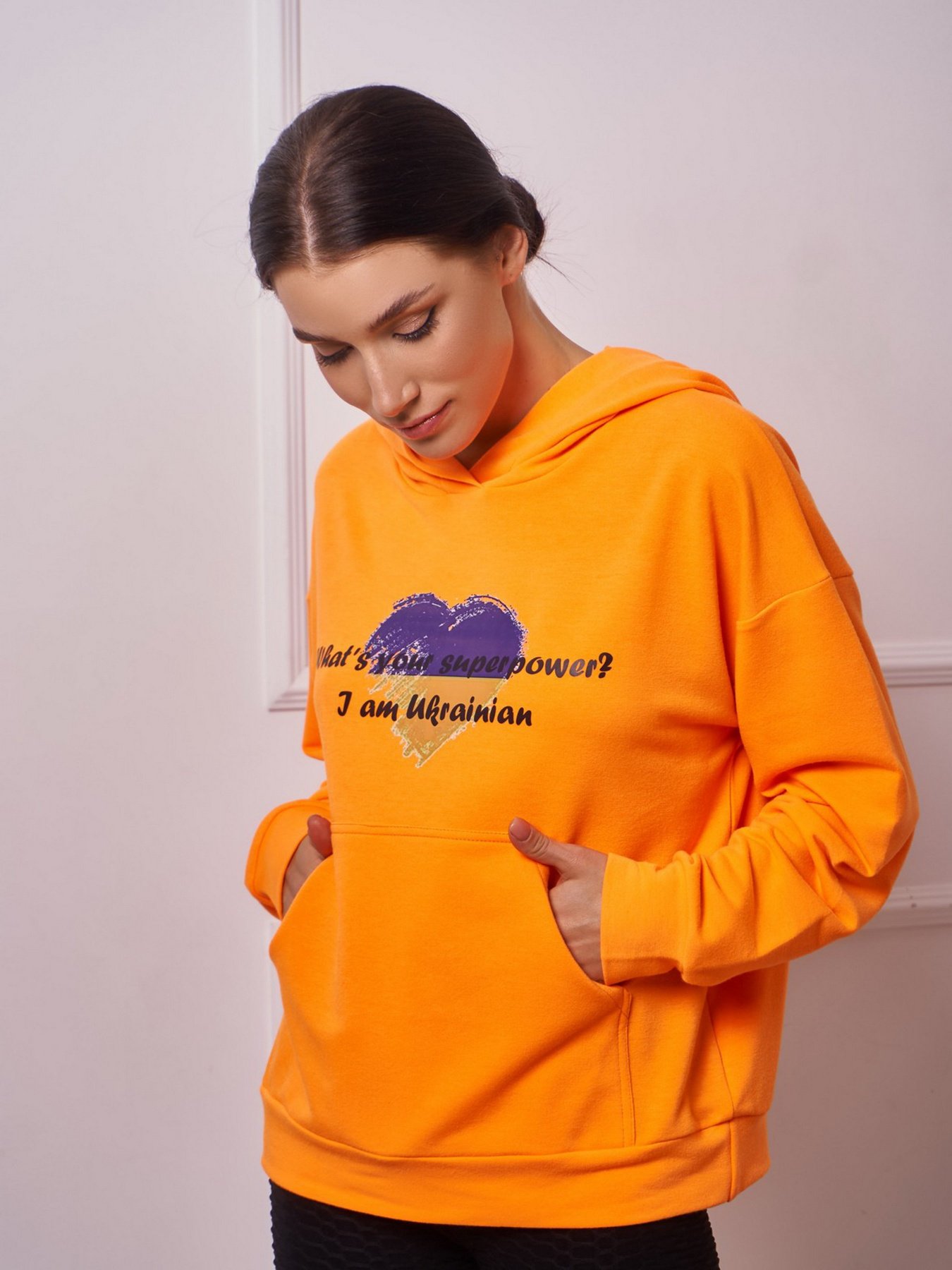 Худі ISSA Plus модель 13274_orange Худі ISSA Plus модель 13274_orange Фото