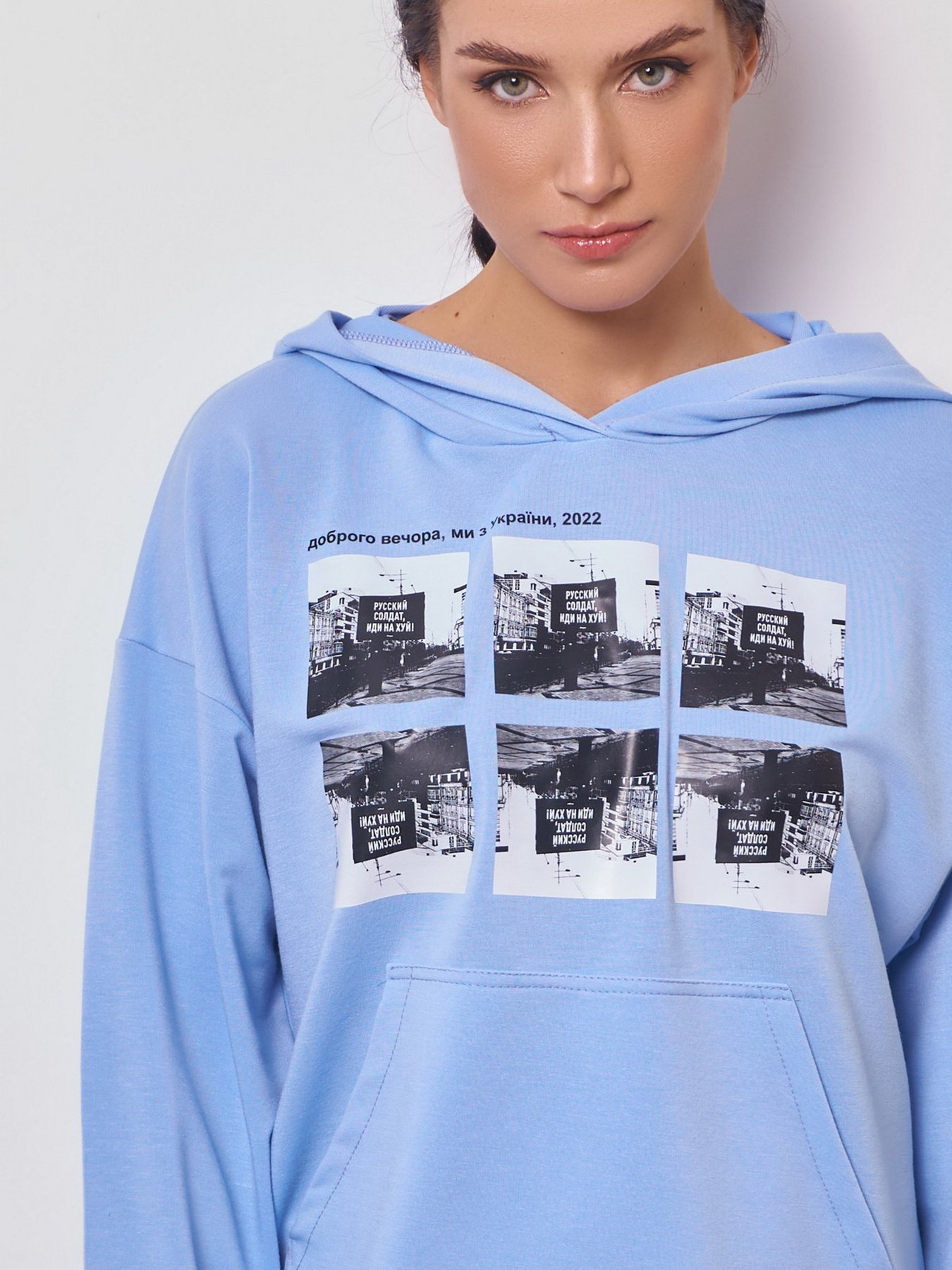 Худи ISSA Plus модель 13276_blue Фото