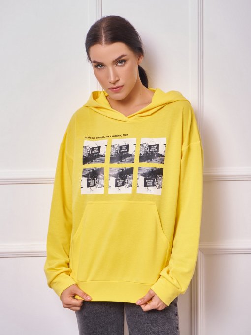 Худі ISSA Plus модель 13276_yellow Фото