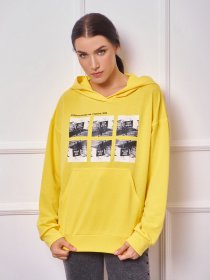 Худи ISSA Plus модель 13276_yellow Фото