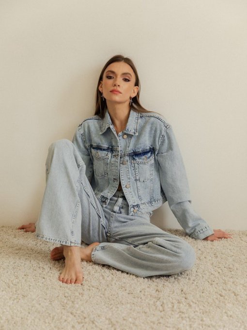 Джинсовая куртка Gepur модель 41673 Фото