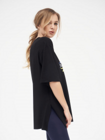 Футболка ISSA Plus модель 13284_black Фото