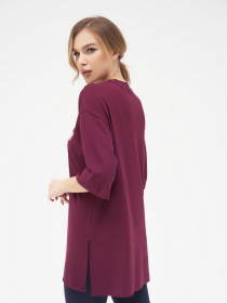 Футболки и поло ISSA Plus модель 13285_burgundy Фото