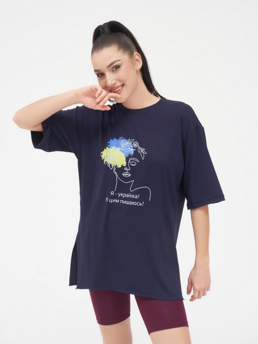 Футболка ISSA Plus модель 13286_blue Фото