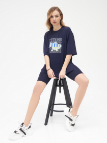 Футболка ISSA Plus модель 13287_blue Футболка ISSA Plus модель 13287_blue Фото