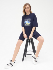 Футболка ISSA Plus модель 13287_blue Футболка ISSA Plus модель 13287_blue Фото