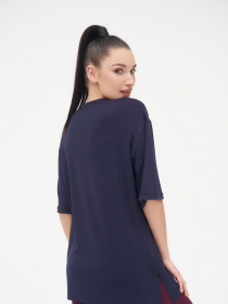 Футболка ISSA Plus модель 13288_blue Футболка ISSA Plus модель 13288_blue Фото