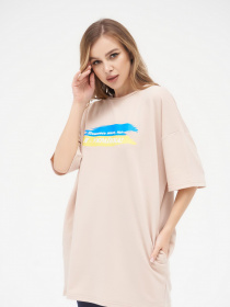 Футболки і поло ISSA Plus модель 13291_beige Фото