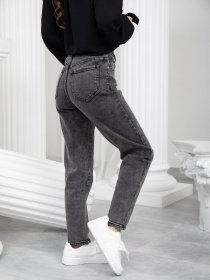 Джинсы мом ISSA Plus модель WN20-235_grey Фото