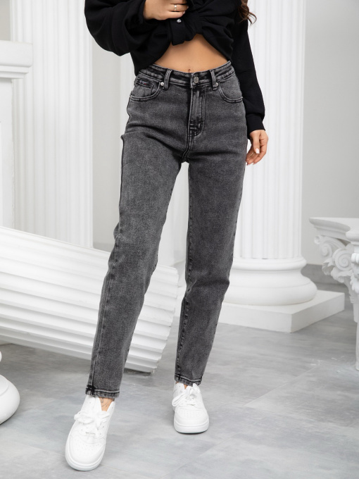 Джинсы мом ISSA Plus модель WN20-235_grey Фото