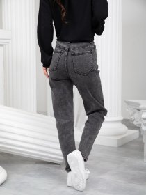 Джинсы мом ISSA Plus модель WN20-235_grey Фото
