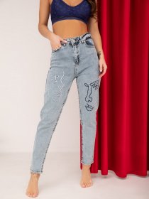 Джинсы ISSA Plus модель WN20-237_blue Фото