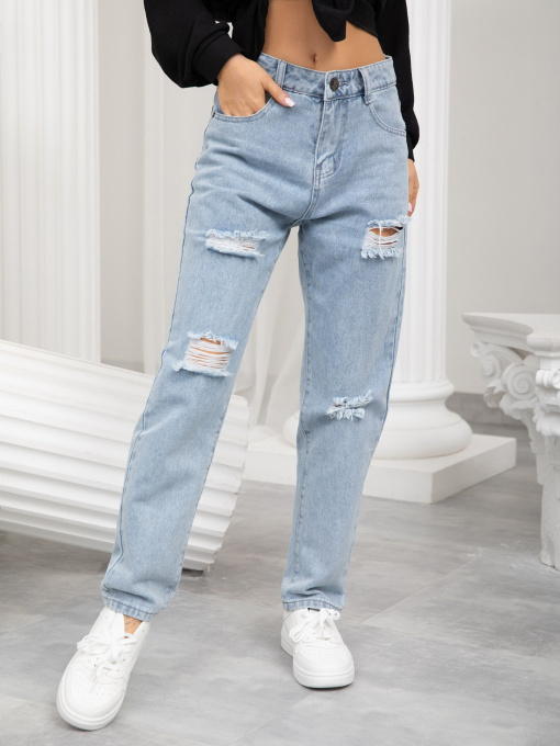 Джинси ISSA Plus модель WN20-245_blue Фото