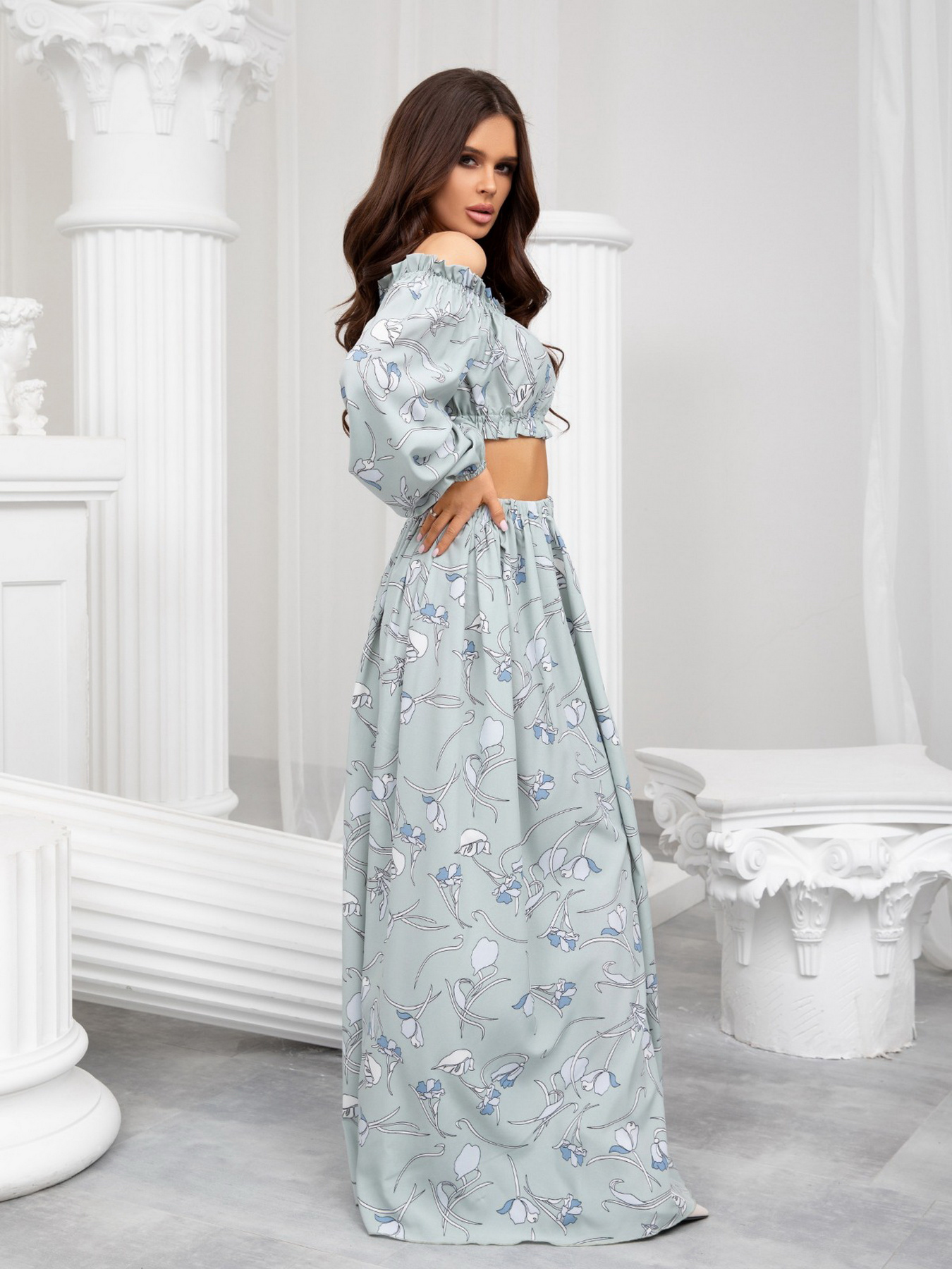 Костюм ISSA Plus модель 13221_mint Фото