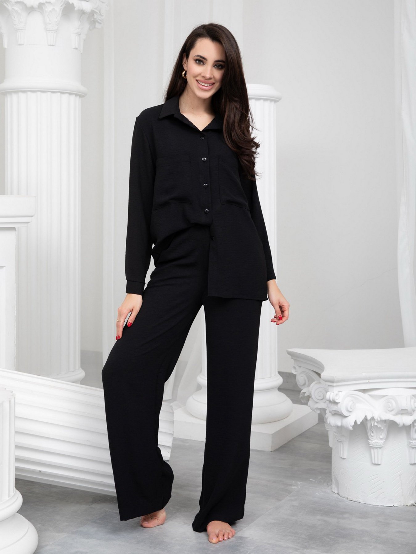 Костюм ISSA Plus модель 13224_black Фото