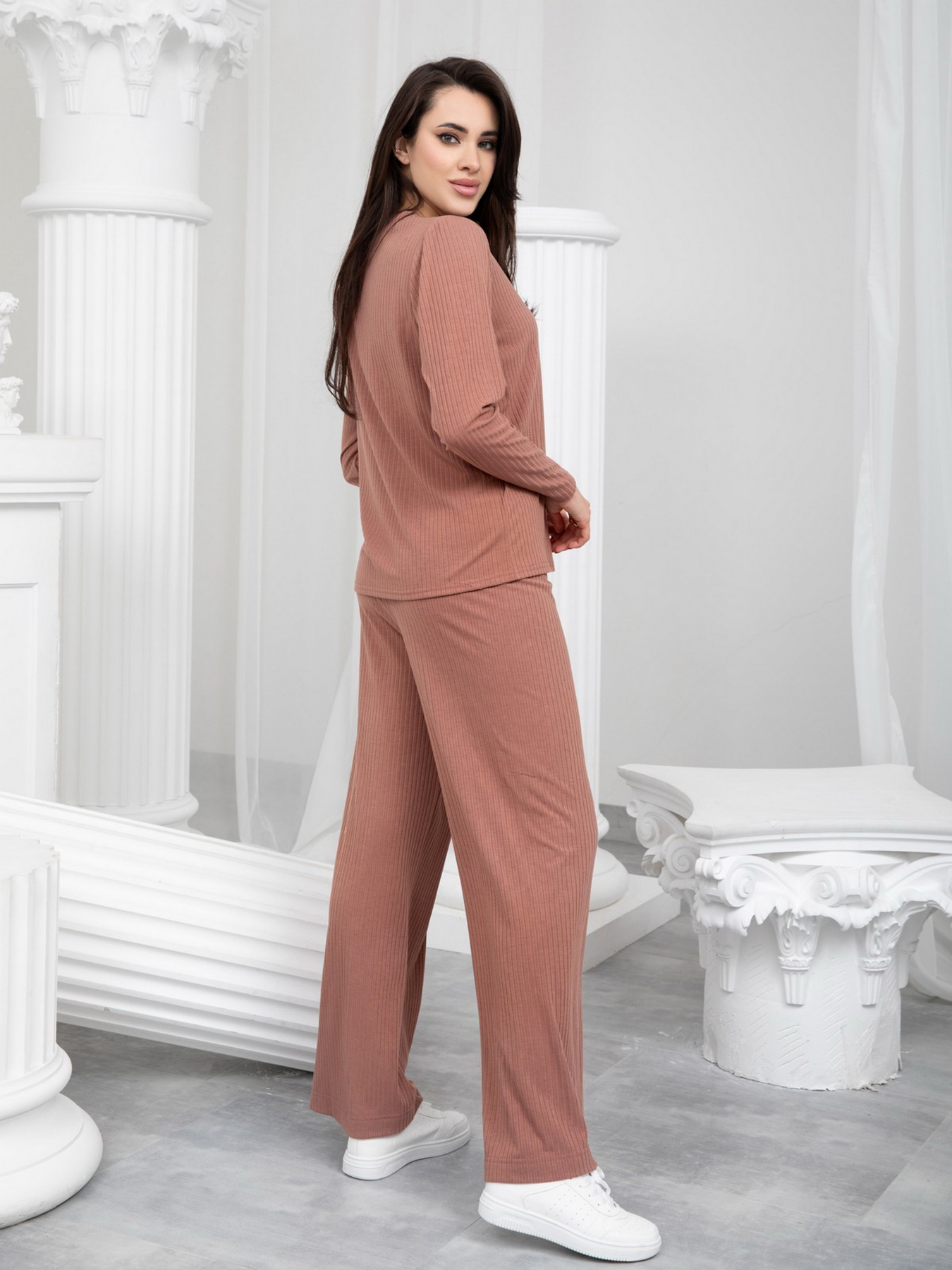 Костюм ISSA Plus модель 13241_brown Фото