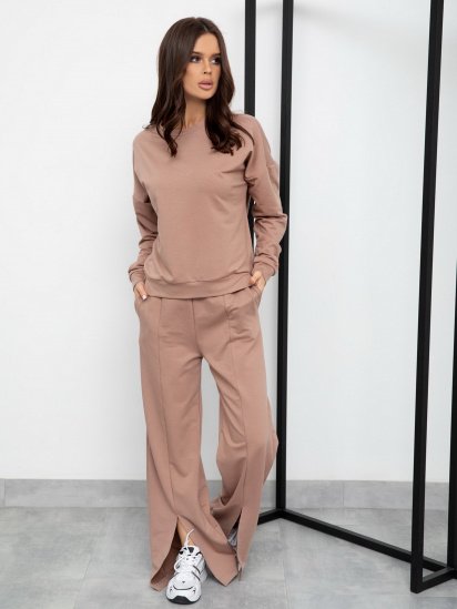 Спортивний костюм ISSA Plus модель 13223_beige — фото - INTERTOP